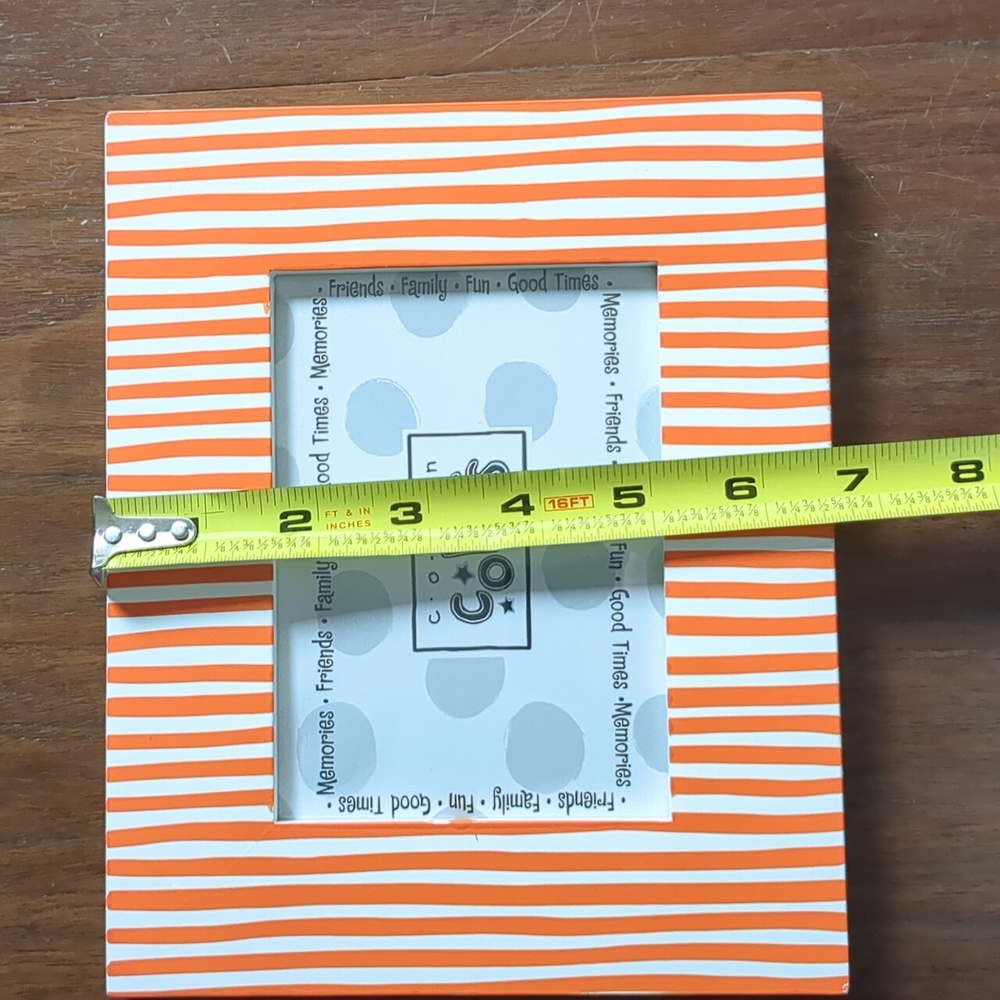 Coton Colors Striped Frame NIP - Picture 5 of 7